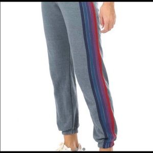 iso!! Aviator Nation 5 Stripe Sweatpants